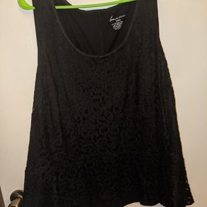 Lane Bryant Peplum Lace Top Size 22/24